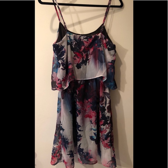 Buffalo Cami Floral Popover Dress - Picture 2 of 4